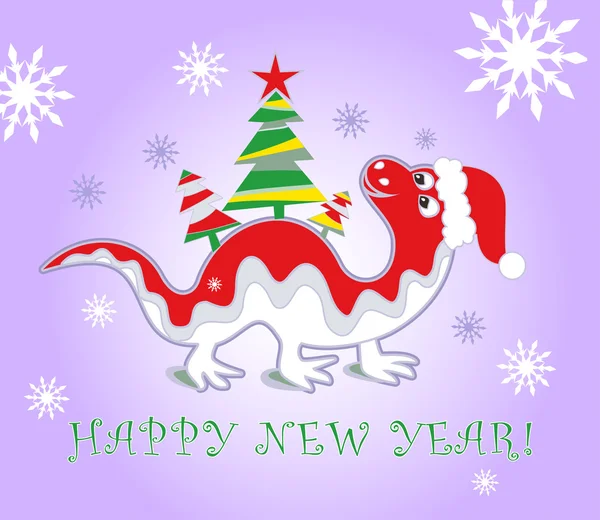 Nový rok draka 2012 — Stockový vektor
