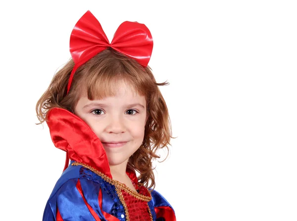 Piękna Mała księżniczka dziewczyna — Zdjęcie stockowe