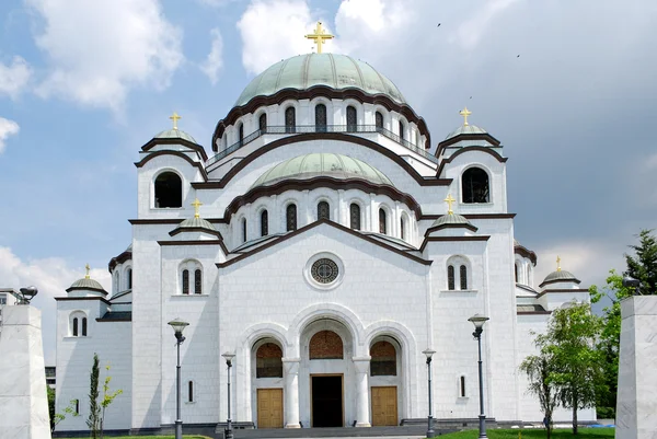 Iglesia ortodoxa Sveti Sava Belgrado Serbia —  Fotos de Stock