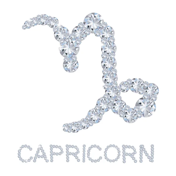 Capricorno zodiacale diamante — Foto Stock