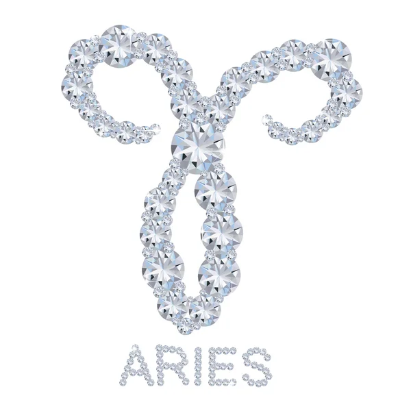 Ariete zodiacale diamante — Foto Stock