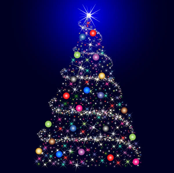 Abstract Christmas Tree — Stock Photo, Image