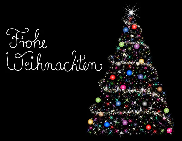 Γερμανική Χριστουγεννιάτικη κάρτα — Φωτογραφία Αρχείου