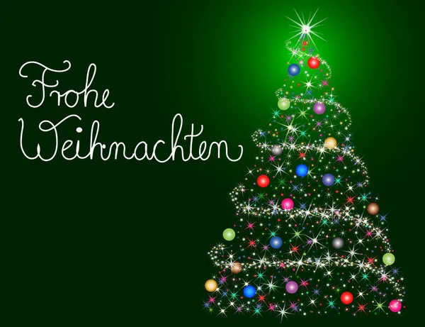 Cartão de Natal alemão — Fotografia de Stock