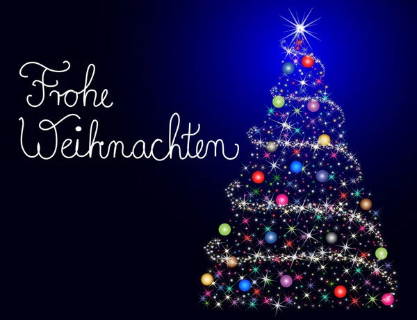 德国圣诞贺卡 — 图库照片