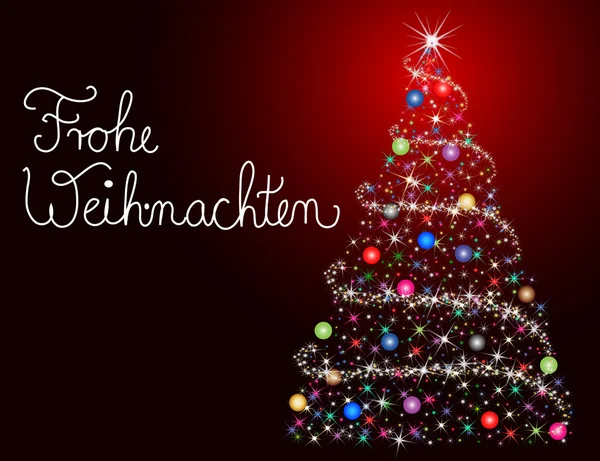 Alman Noel kartı — Stok fotoğraf