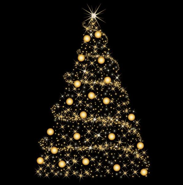 Abstrakter Weihnachtsbaum — Stockfoto