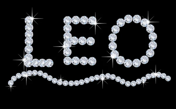 Zodíaco de diamante Leo — Foto de Stock