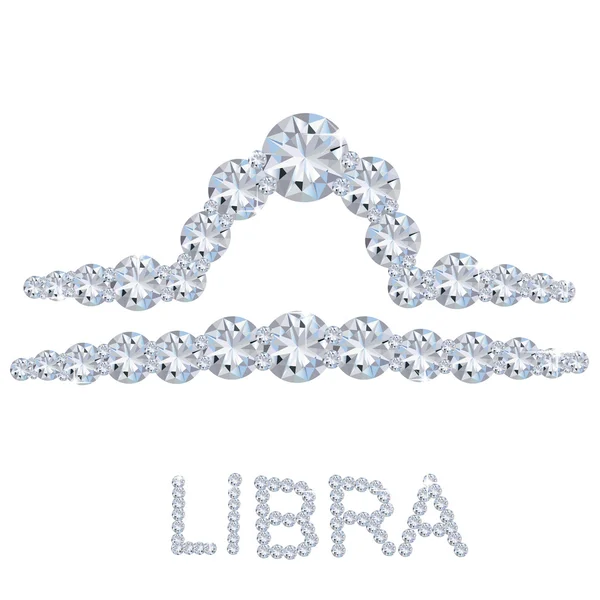 Zodíaco de diamante Libra — Foto de Stock