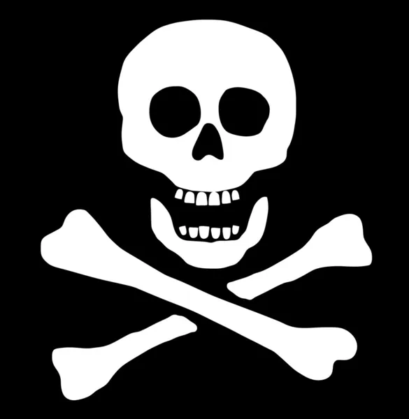Sinal de pirata — Fotografia de Stock