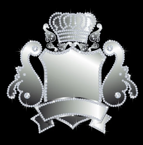 Diamond crest — Stock Photo, Image