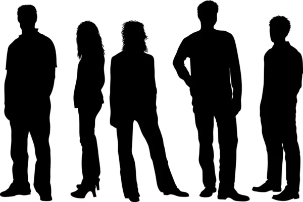 Silhouettes of — Stock Photo, Image