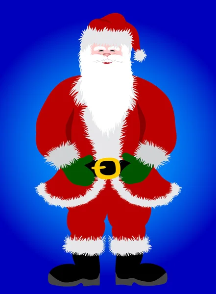 Santa záradék illusztráció — Stock Vector