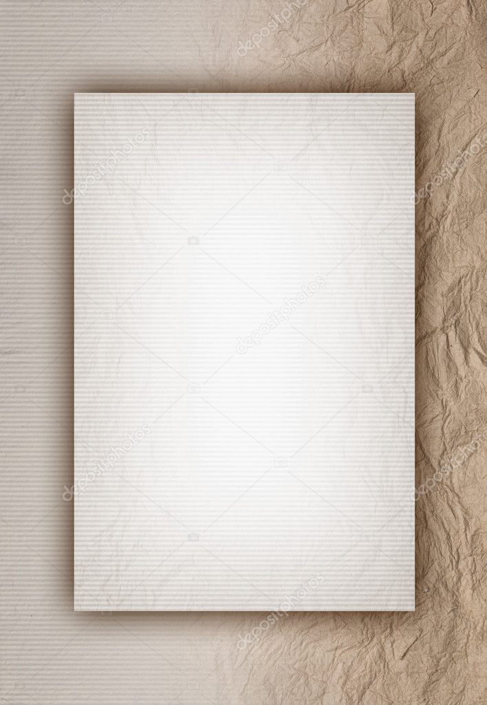 Template design - old paper background