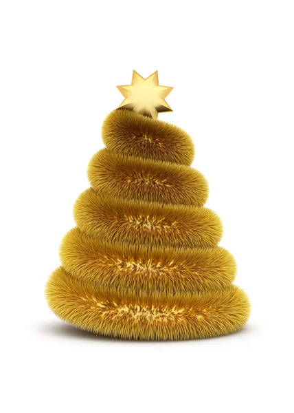 Χριστουγεννιάτικο δέντρο - 3d απεικόνιση — Φωτογραφία Αρχείου