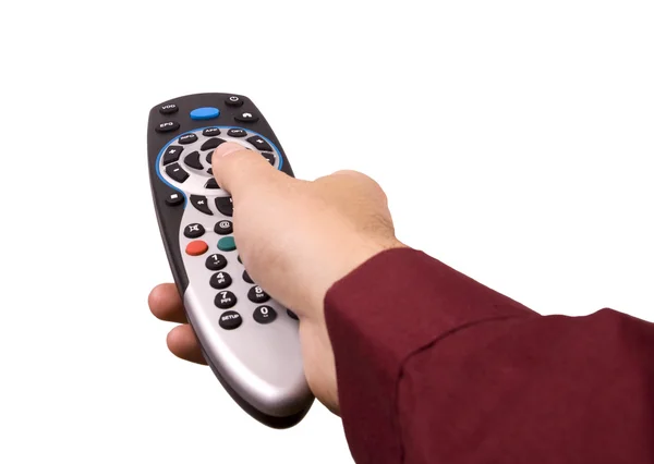 Remote controller in a hand. — Stock Photo, Image