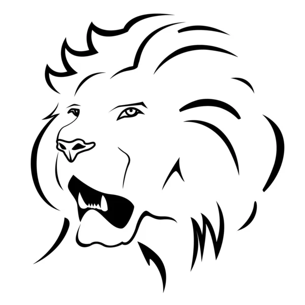 Symbole lion — Image vectorielle