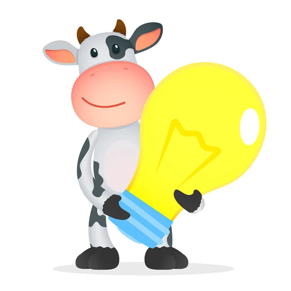 ตลกการ์ตูนวัว — ภาพเวกเตอร์สต็อก