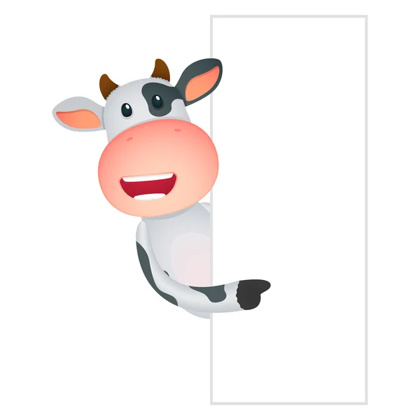 Caricatura divertida vaca — Archivo Imágenes Vectoriales