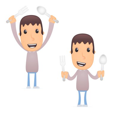 komik karikatür adam