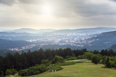 City view from Veliko Tarnovo clipart