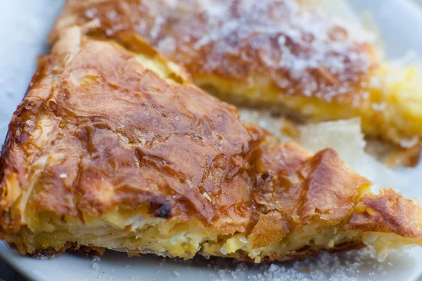 Homemade cheese pastry - Giozleme — Stock Photo, Image