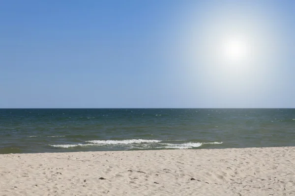 stock image Sandy beach in Varna