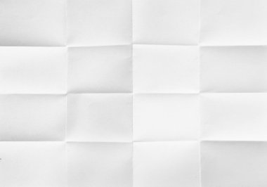 White sheet of paper folded clipart