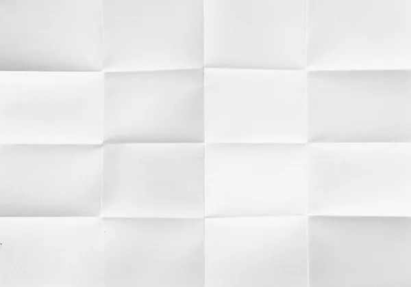 Hoja blanca de papel doblada — Foto de Stock