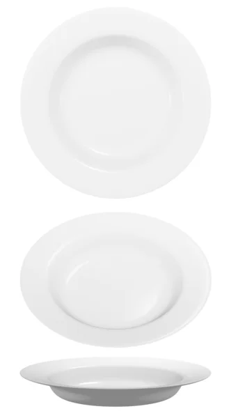 Λευκό πιάτο — Φωτογραφία Αρχείου