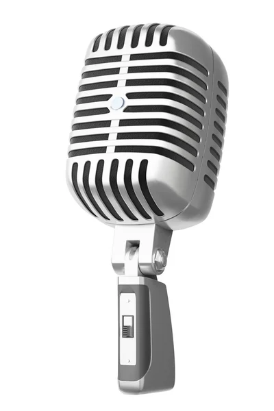 3d retro microfone — Fotografia de Stock