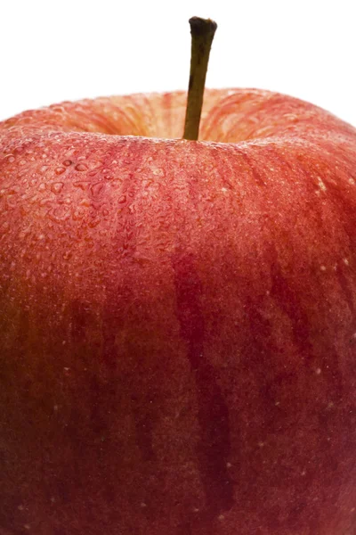 Čerstvé gala jablko s kapičkami vody — Stock fotografie