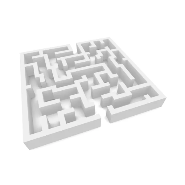 Labirinto 3d — Fotografia de Stock