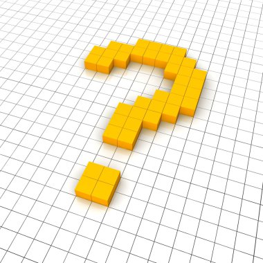 3d question mark clipart