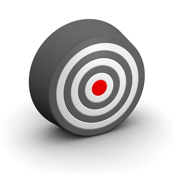 Obiettivo con centro rosso — Foto Stock