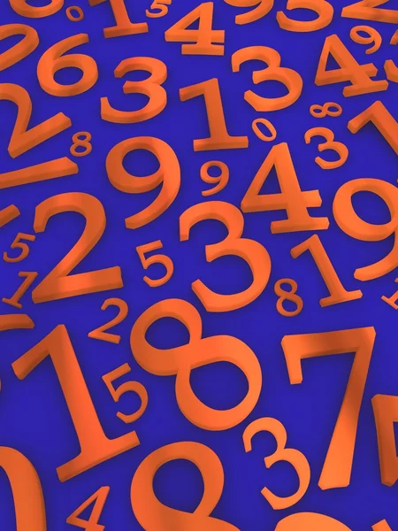 Numbers background — Stock Photo, Image