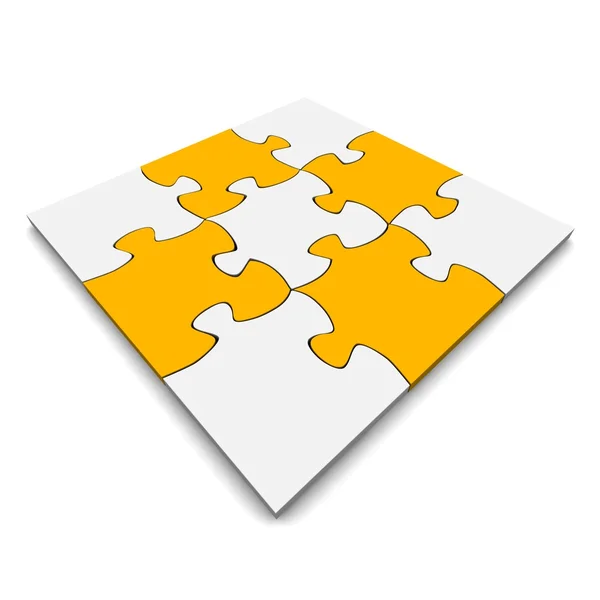 Skládačka puzzle — Stock fotografie