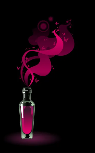 Flask of magic potion — Stock Vector