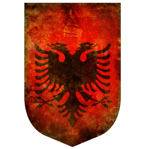 Emblema nacional de albania — Fotografia de Stock