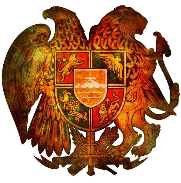 National emblem of armenia — Stock Photo, Image