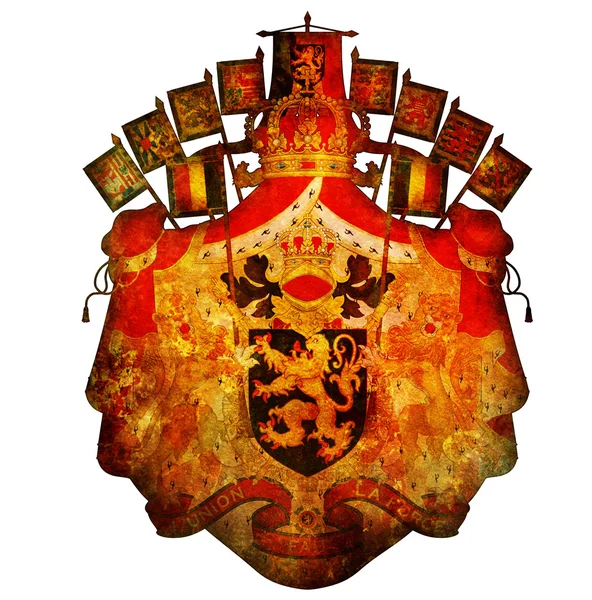 National emblem of belgium — Stock Photo, Image