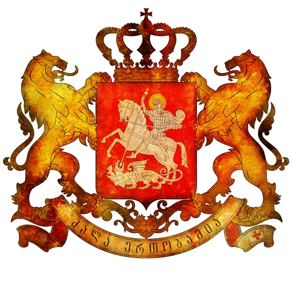 Emblème national de la géorgie — Photo