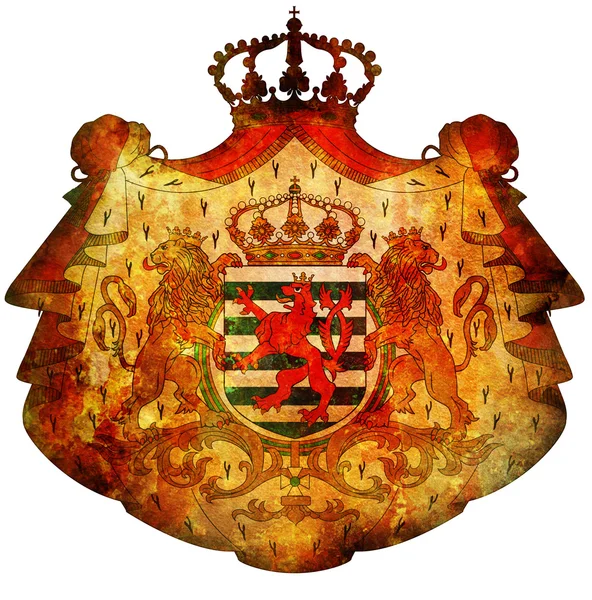 Національна емблема Люксембургу — стокове фото