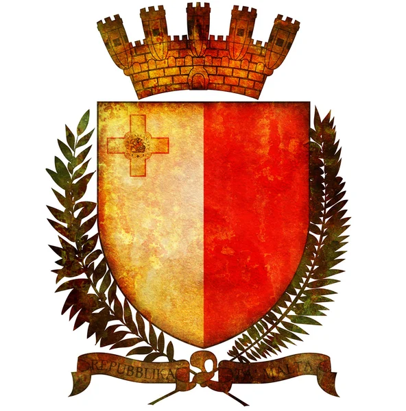 Emblema nacional de malta — Fotografia de Stock