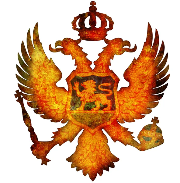 Emblème national de montenegro — Photo