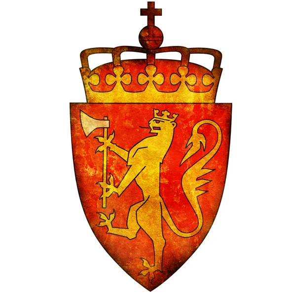 Emblema nacional de norway — Fotografia de Stock