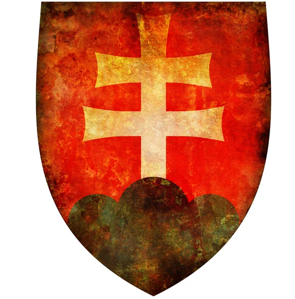 Emblema nacional da Eslováquia — Fotografia de Stock