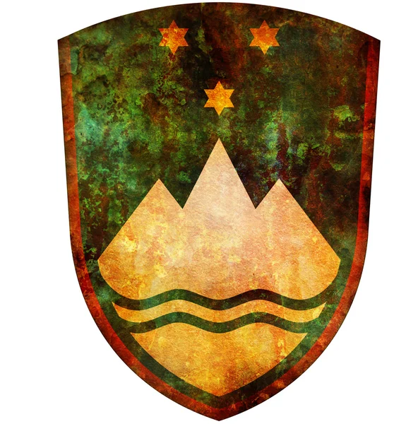 Emblema nacional de slovenia — Fotografia de Stock