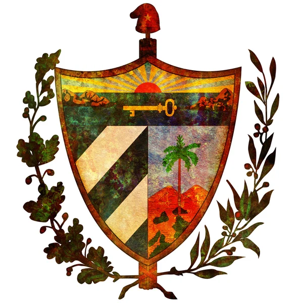 Escudo de Armas de Cuba — Foto de Stock