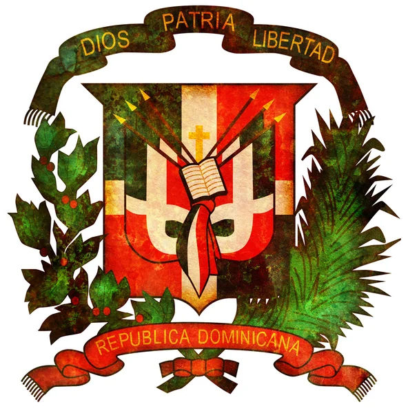 Dominikánská republika znak — Stock fotografie